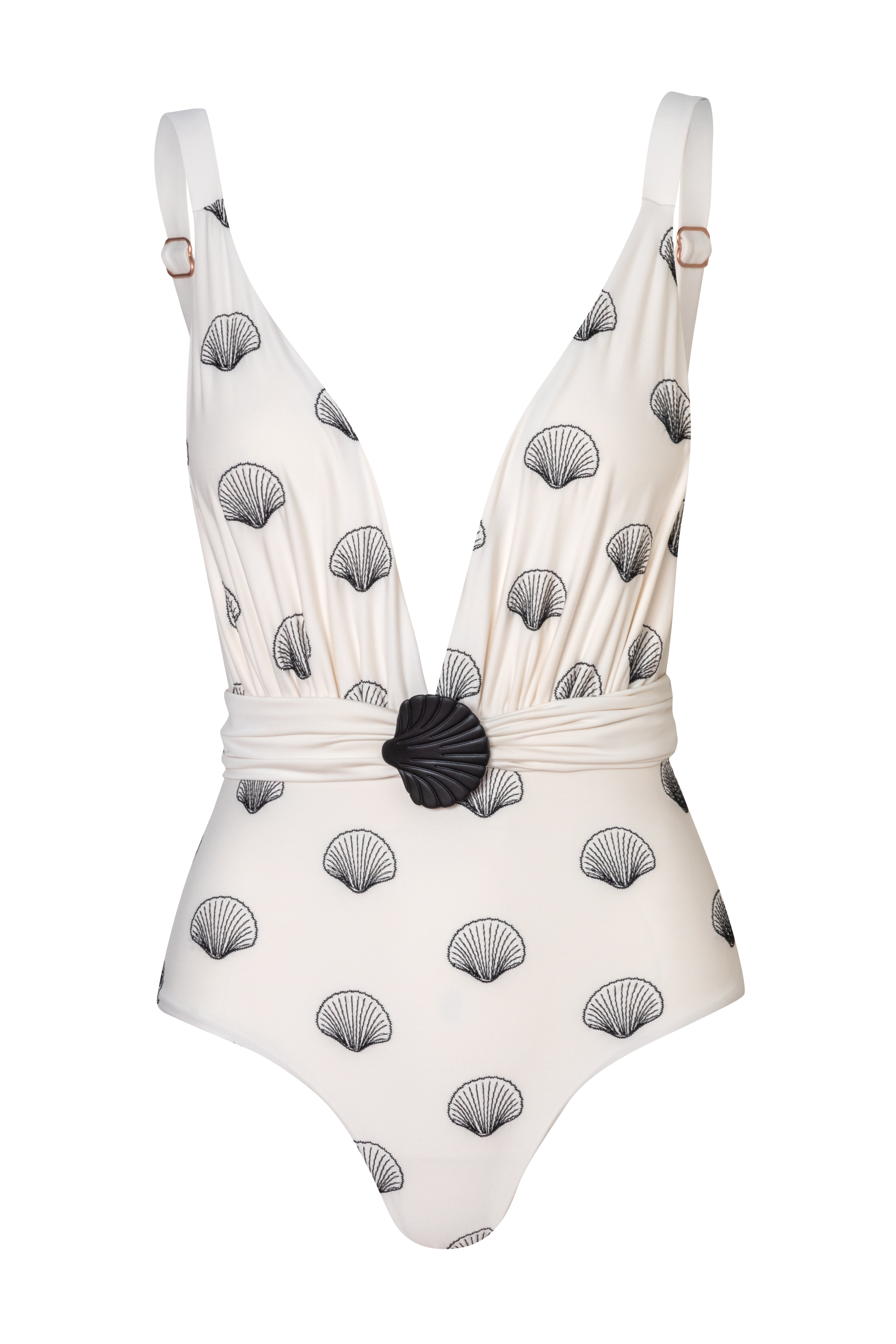 Black Shells Embroider