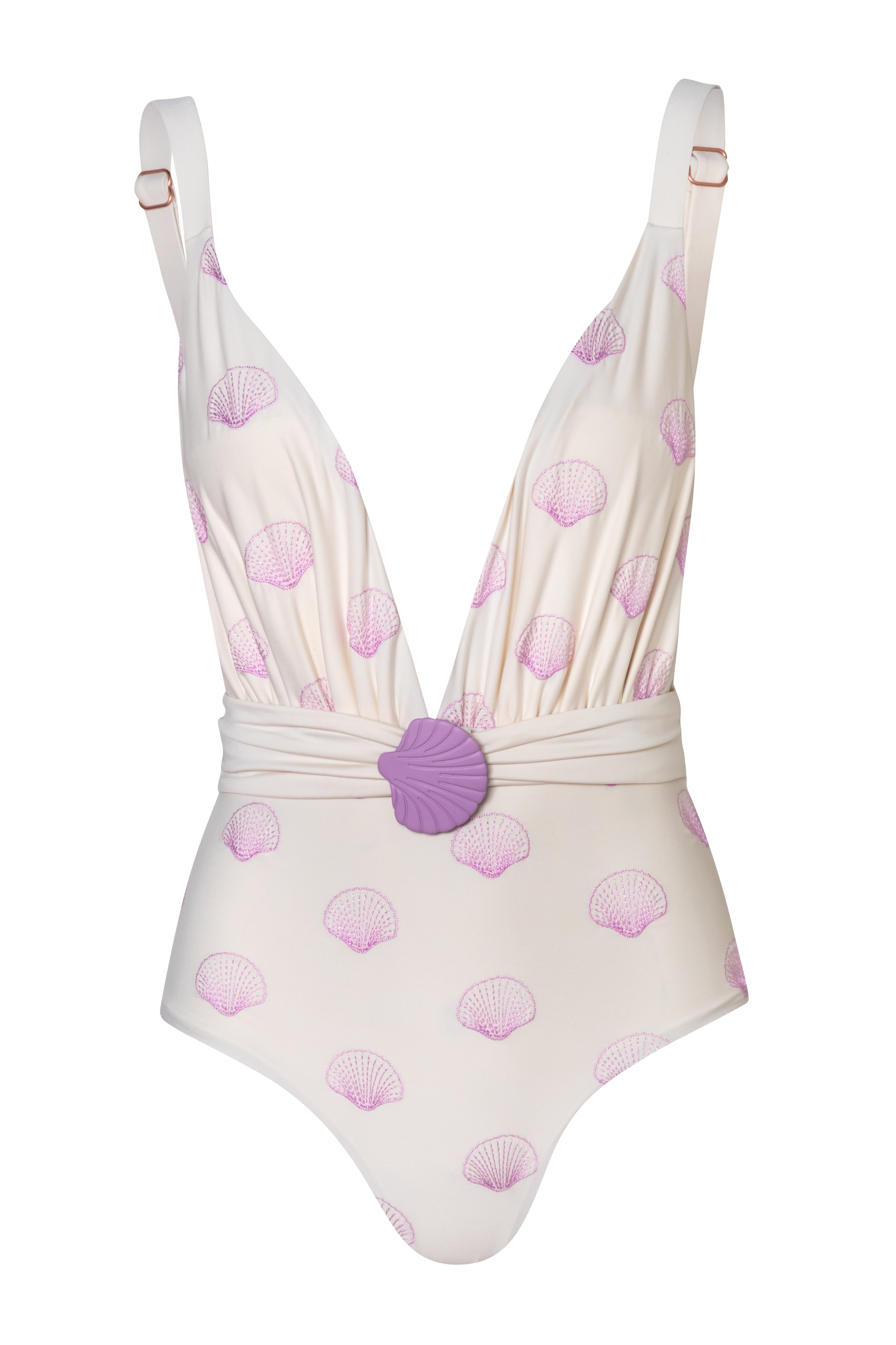 Lilac Shells Embroider